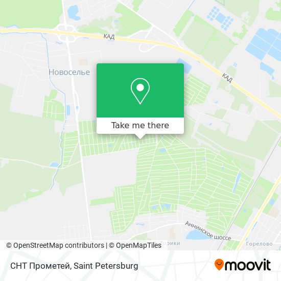СНТ Прометей map