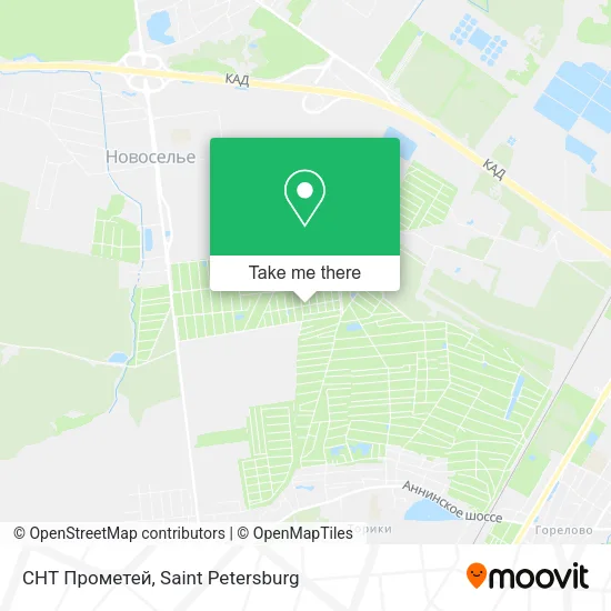 СНТ Прометей map