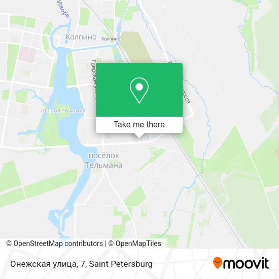 Онежская улица, 7 map