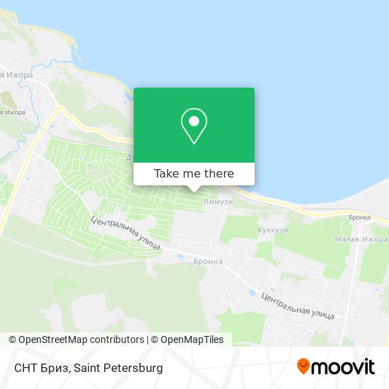 СНТ Бриз map