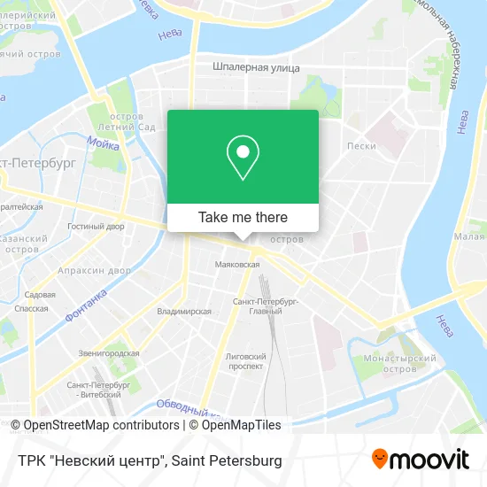 ТРК "Невский центр" map