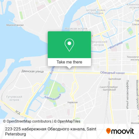223-225 набережная Обводного канала map