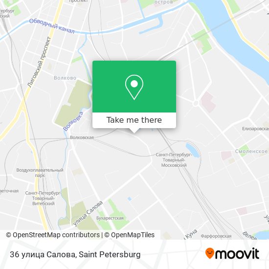 36 улица Салова map