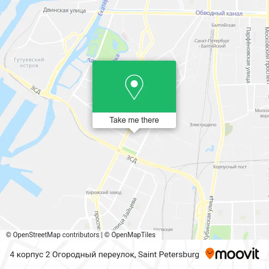 4 корпус 2 Огородный переулок map