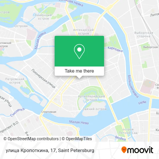 улица Кропоткина, 17 map
