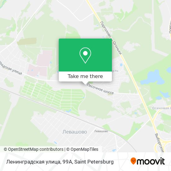 Ленинградская улица, 99А map