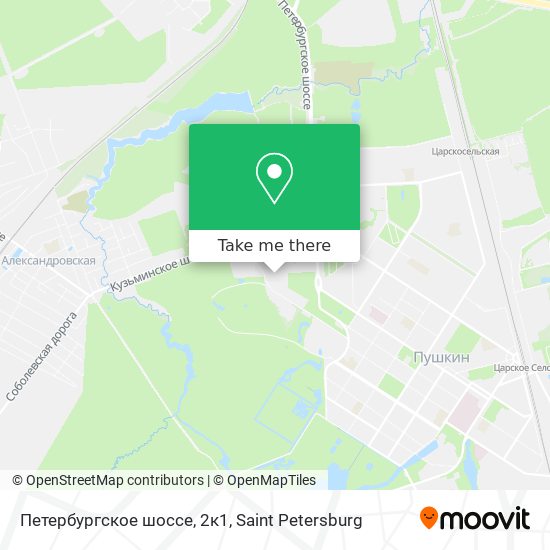 Петербургское шоссе, 2к1 map