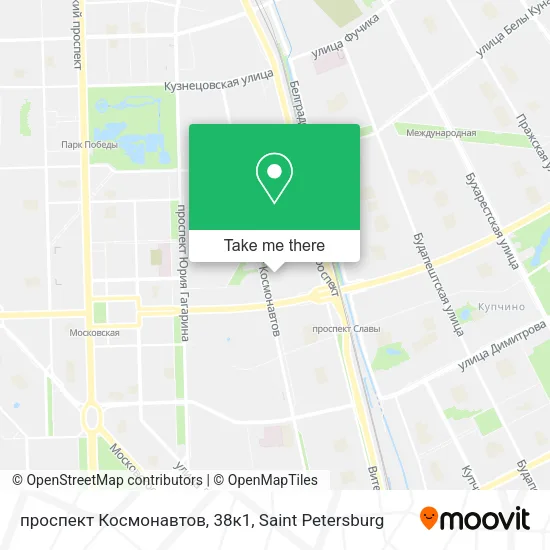 проспект Космонавтов, 38к1 map