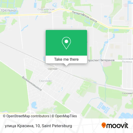 улица Красина, 10 map