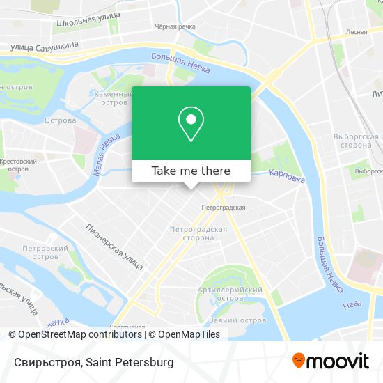 Свирьстроя map