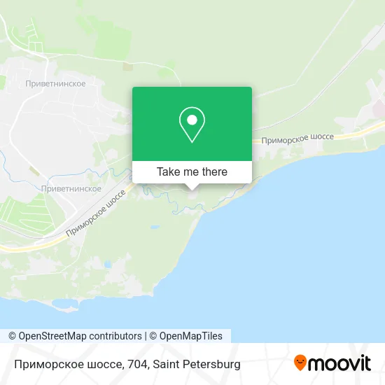 Приморское шоссе, 704 map