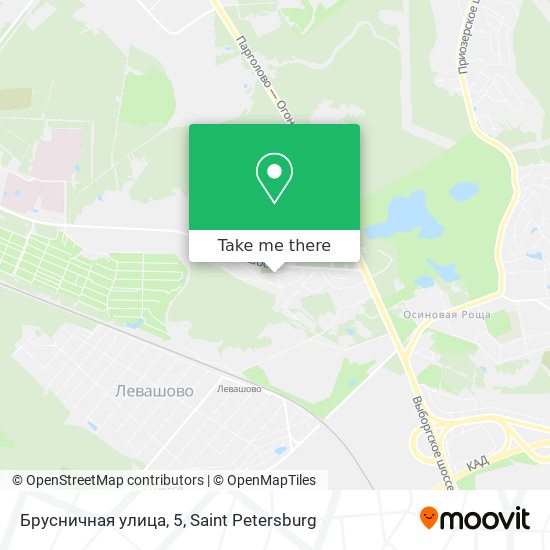 Брусничная улица, 5 map