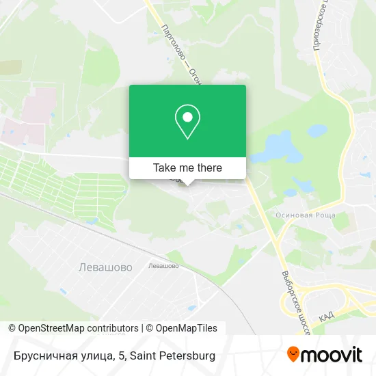 Брусничная улица, 5 map
