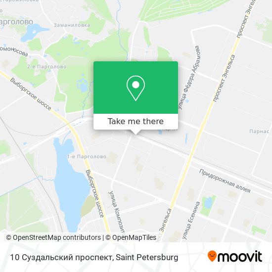 10 Суздальский проспект map