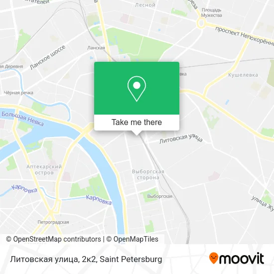 Литовская улица, 2к2 map