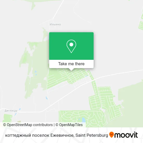 коттеджный поселок Ежевичное map