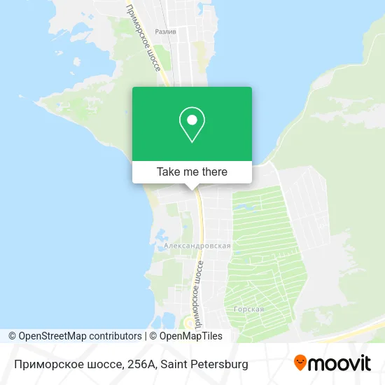 Приморское шоссе, 256А map