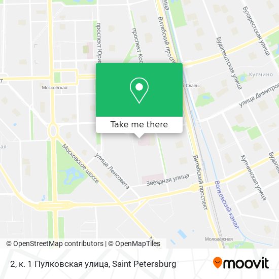 2, к. 1 Пулковская улица map