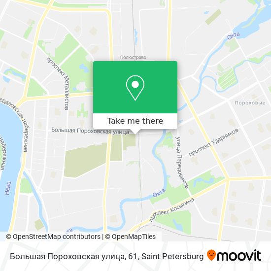 Большая Пороховская улица, 61 map