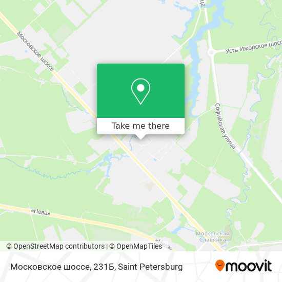 Московское шоссе, 231Б map