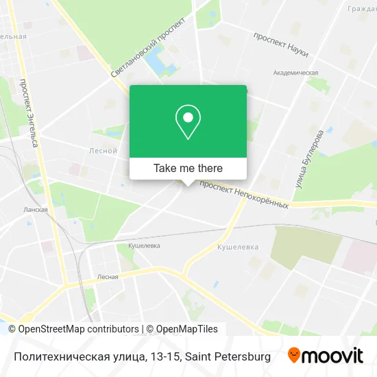Политехническая улица, 13-15 map