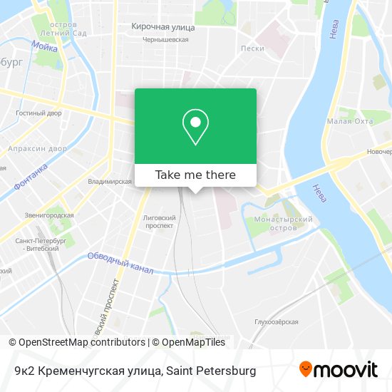 9к2 Кременчугская улица map