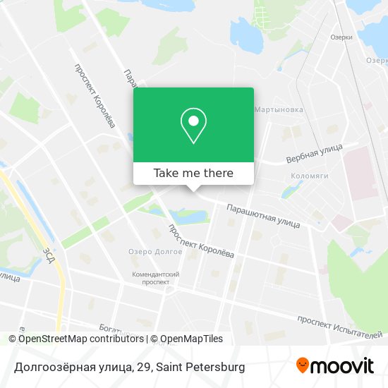 Долгоозёрная улица, 29 map