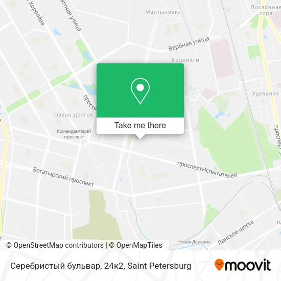 Серебристый бульвар, 24к2 map
