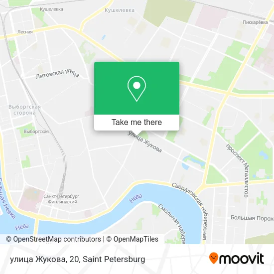 улица Жукова, 20 map