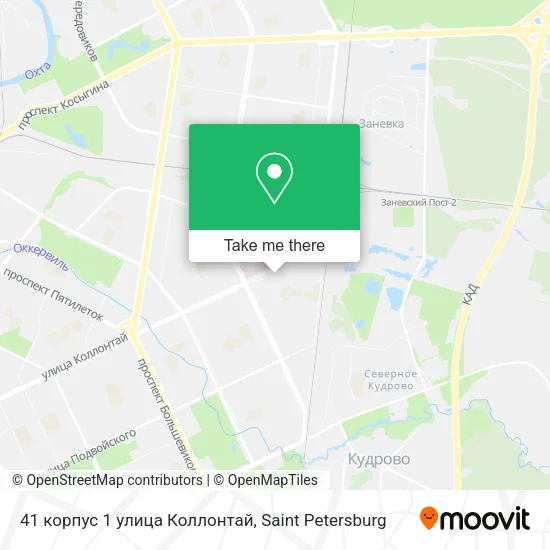 41 корпус 1 улица Коллонтай map