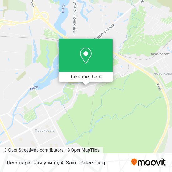 Лесопарковая улица, 4 map
