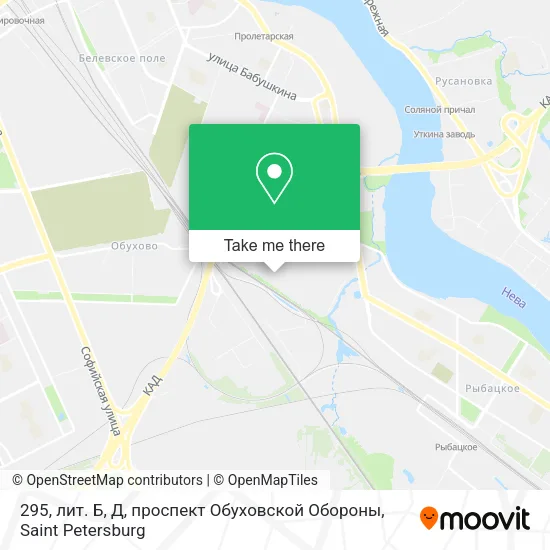 295, лит. Б, Д, проспект Обуховской Обороны map