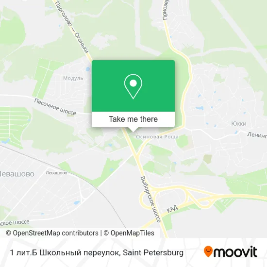 1 лит.Б Школьный переулок map