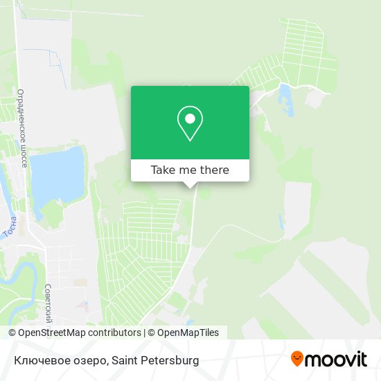 Ключевое озеро map
