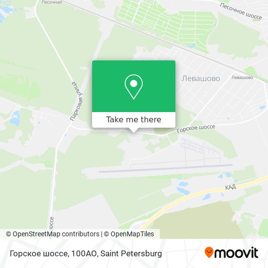 Горское шоссе, 100АО map