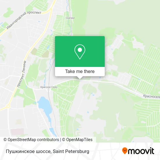 Пушкинское шоссе map