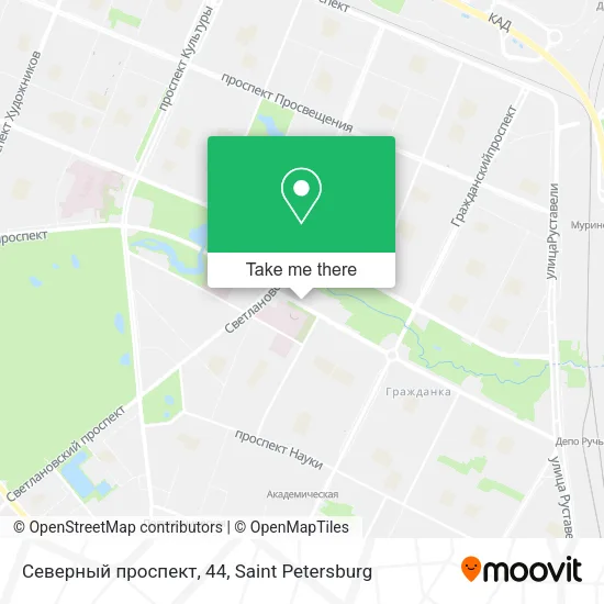 Северный проспект, 44 map