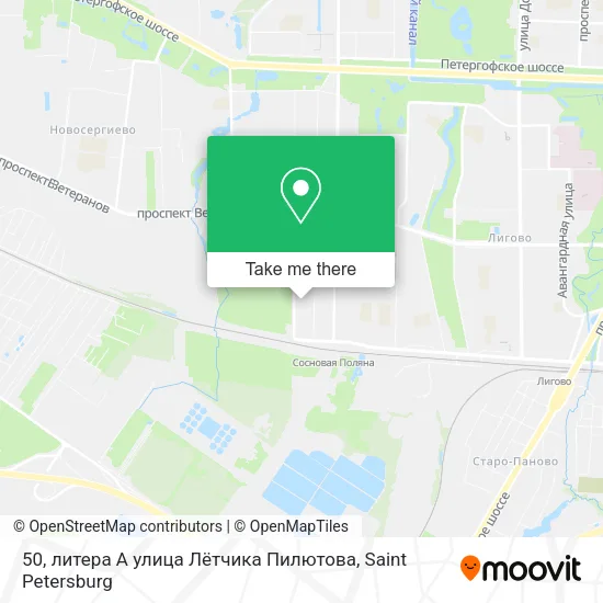 50, литера А улица Лётчика Пилютова map