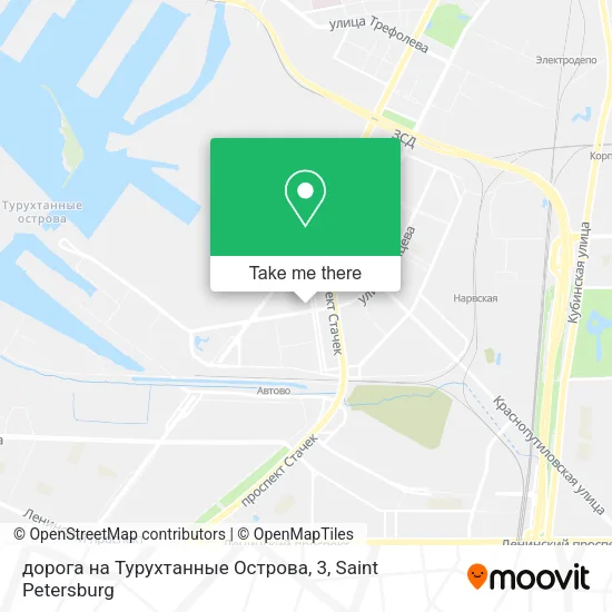 дорога на Турухтанные Острова, 3 map