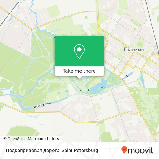 Подкапризовая дорога map