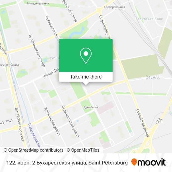 122, корп. 2 Бухарестская улица map