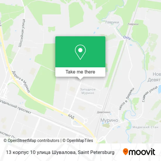 13 корпус 10 улица Шувалова map