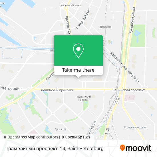 Трамвайный проспект, 14 map
