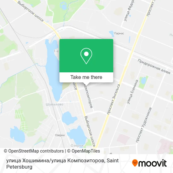улица Хошимина / улица Композиторов map