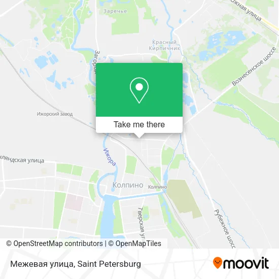 Межевая улица map