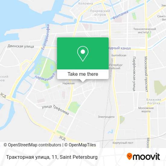 Тракторная улица, 11 map