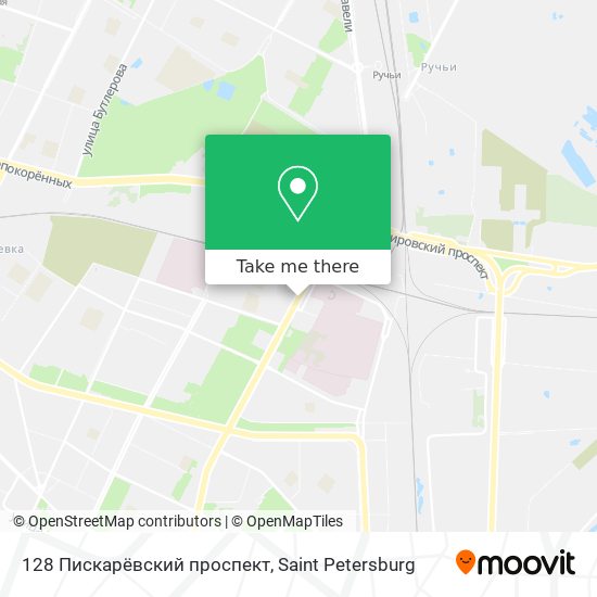 128 Пискарёвский проспект map