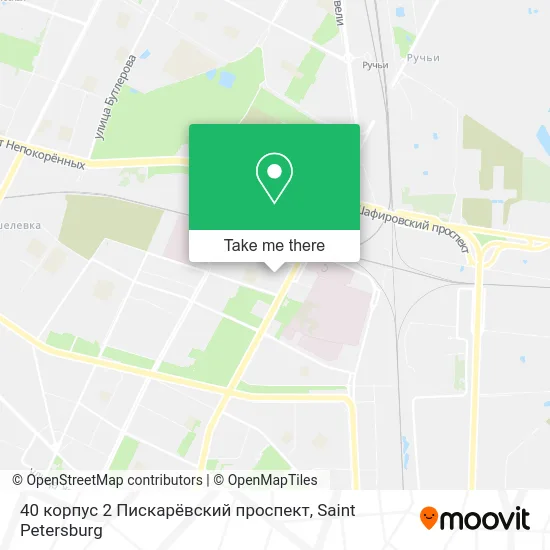 40 корпус 2 Пискарёвский проспект map