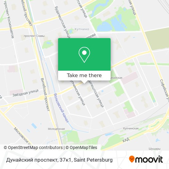 Дунайский проспект, 37к1 map