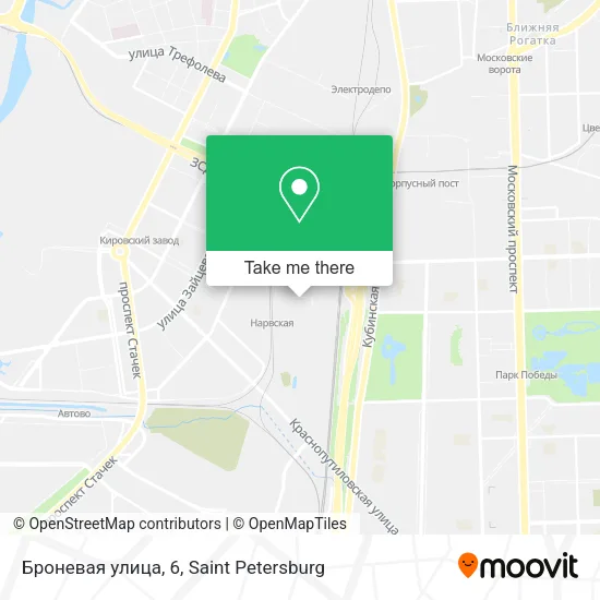 Броневая улица, 6 map